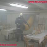 Feuerwehrmann in Schule