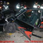 Verkehrsunfall mit Menschenbergung in Peterskirchen