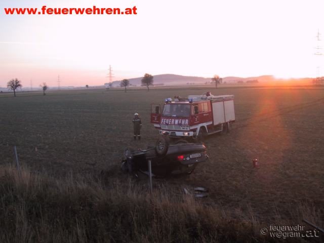 Frühmorgendlicher Überschlag auf der S33