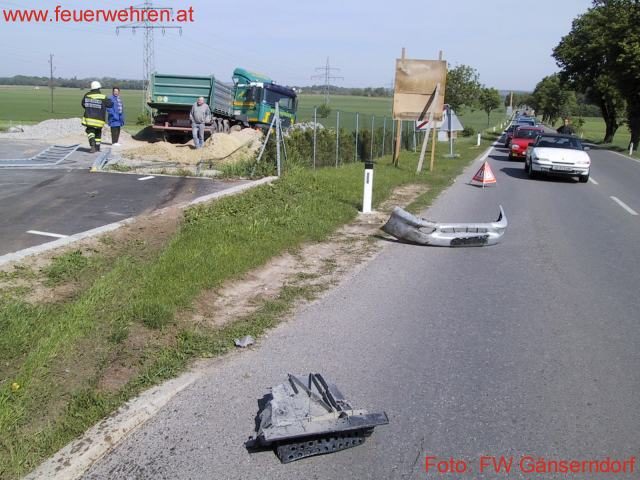 FF Gänserndorf: Unfallserie in Gänserndorf