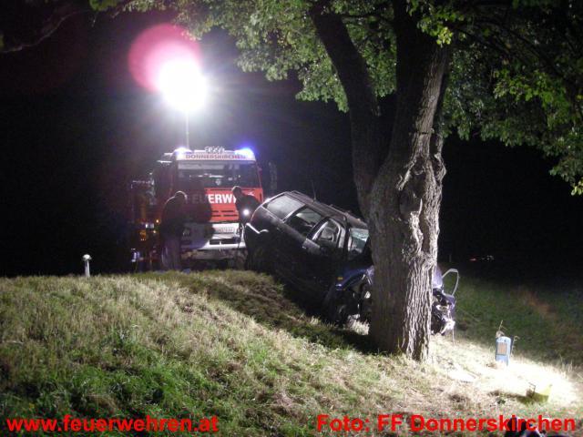 FF Donnerskirchen: Schwerer Verkehrsunfall bei Donnerskirchen