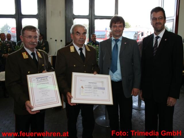 Qualitätszertifikat für Landesfeuerwehrschule Oberösterreich
