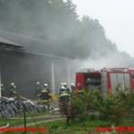 Mehrere Tonnen Mais von Feuer vernichtet