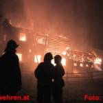 Wohn- und Wirtschaftsgebäude abgebrannt