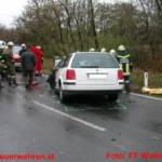 Verkehrsunfall im Ortsgebiet von Guntersdorf