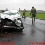 Verkehrsunfall im Ortsgebiet von Guntersdorf
