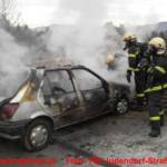 Fahrzeugbrand in Judendorf-Straßengel