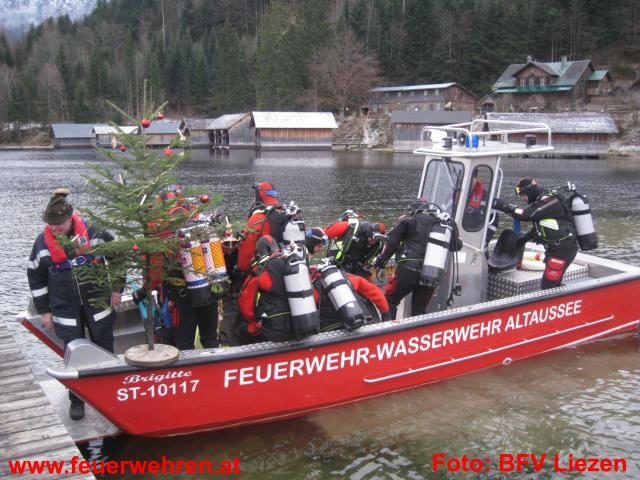 BFV Liezen: Traditioneller Jahresabschluss der Feuerwehrtaucher