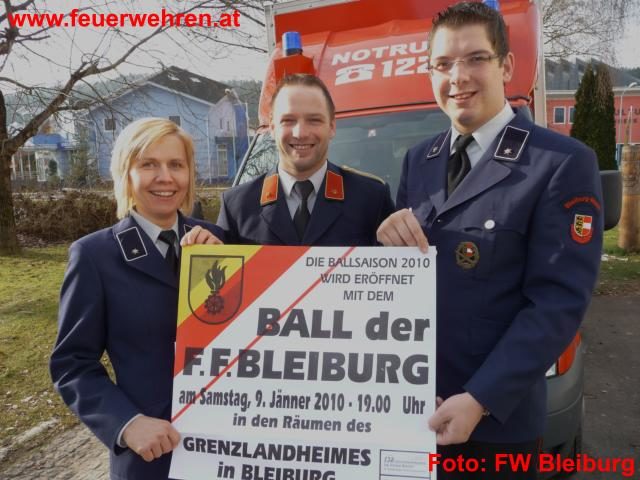 140 Jahre FF Bleiburg – Ball der FF Bleiburg am 9.1.2010