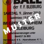 140 Jahre Stadtfeuerwehr Bleiburg - Ball der FF Bleiburg am 9.1.2010