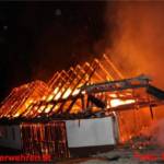 Großeinsatz für die Feuerwehren in der Silvesternacht