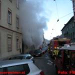 Zimmerbrand in der Grazer Grabenstraße