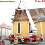 BF Graz: Windböe versetzte Dach Gottes