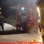 Brandeinsatz nach Brandstiftung