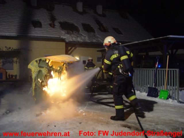 FF Judendorf-Straßengel: Brandeinsatz nach Brandstiftung