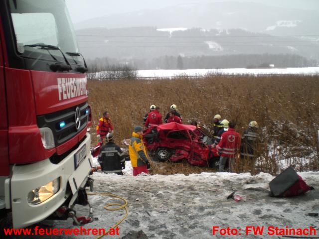 BFV Liezen: Tödlicher Verkehrsunfall auf Ennstalbundesstraße