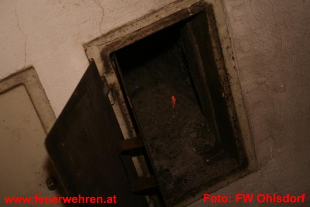 FF Ohlsdorf: Kaminbrand in Ohlsdorf