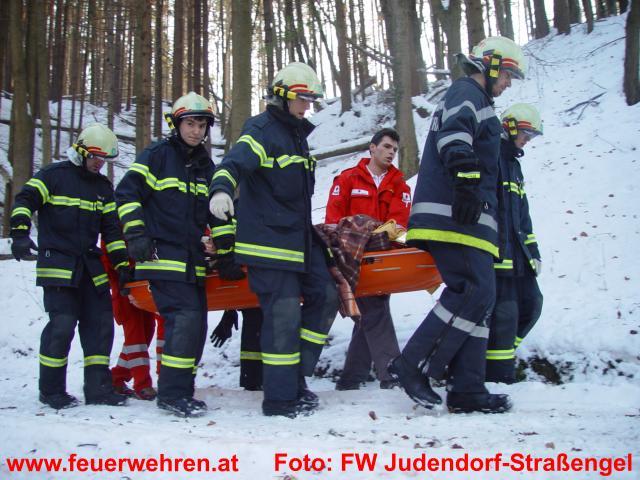 FF Judendorf-Straßengel: Forstunfall am Aschermittwoch