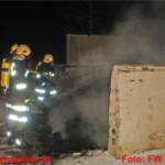 Altreifenbrand in Ohlsdorf rasch unter Kontrolle