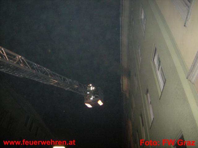 BF Graz: Wohnungsbrand in der Landeshauptstadt