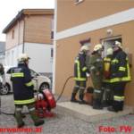 Wohnhausbrand forderte mehrere Atemschutztrupps