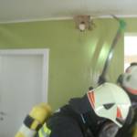 Wohnhausbrand forderte mehrere Atemschutztrupps