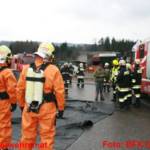 Gefahrgutunfall in Wiesen