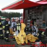 Gefahrgutunfall in Wiesen