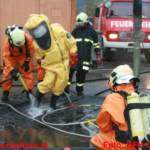 Gefahrgutunfall in Wiesen