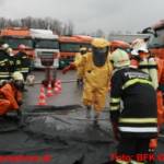 Gefahrgutunfall in Wiesen