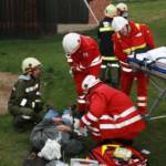 Einsatzübung Brand mit verletzten Pferden