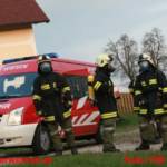 Einsatzübung Brand mit verletzten Pferden