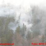 Waldbrand in Pfandl