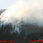 Waldbrand in Pfandl