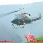 BFK Gmunden: Waldbrand in Pfandl / Bezirk Gmunden