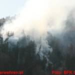 Waldbrand in Pfandl