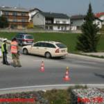 Verkehrswegsicherung beim Radrennen