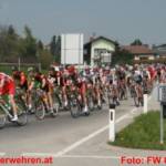 Verkehrswegsicherung beim Radrennen