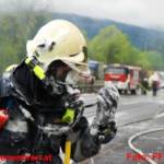 LKW-Brand auf der A9 Mautstelle Ardning