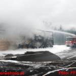 LKW-Brand auf der A9 Mautstelle Ardning