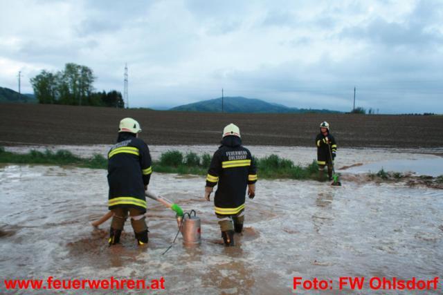 FF Ohlsdorf: Abermals schweres Unwetter über Ohlsdorf