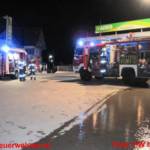 Fassadenbrand beim Wohn- und Geschäftshaus