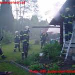 Wirtschaftsgebäudebrand in der Plankenwartherstraße