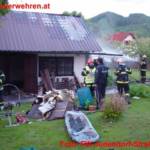 Wirtschaftsgebäudebrand in der Plankenwartherstraße