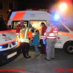 Auto bei Verkehrsunfall umgeworfen