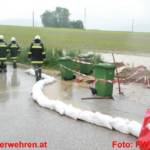 FF Ohlsdorf : Wohnhausanlage vor Überflutung geschützt