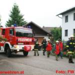 Jugendgruppe und Aktivmannschaft im Übungseinsatz