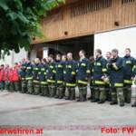 Jugendgruppe und Aktivmannschaft im Übungseinsatz