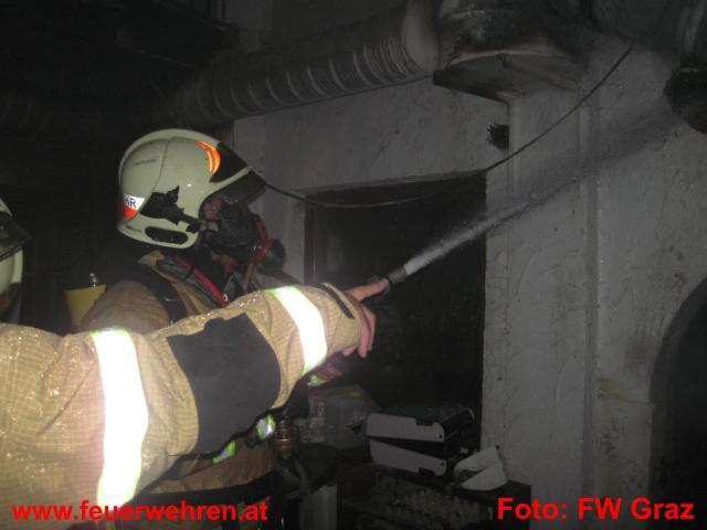 BF Graz: Brand in Grazer Innenstadt