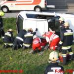 Einsatzübung Verkehrsunfall - vier Feuerwehren übten den Ernstfall